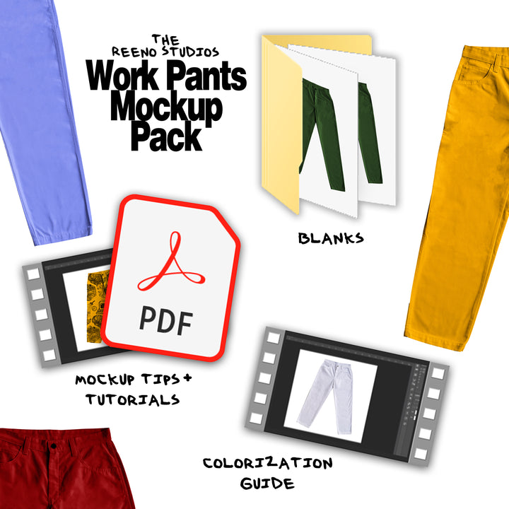 Work Pants Mockup Pack