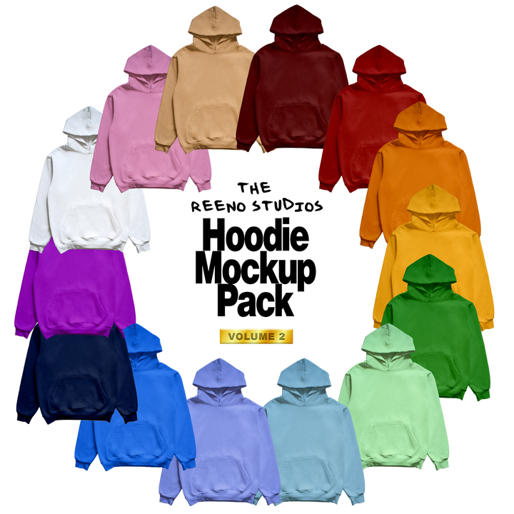 Hoodie Mockup Pack V2